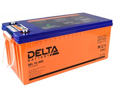 12В Аккумулятор Delta GEL 12-200, 200А*ч