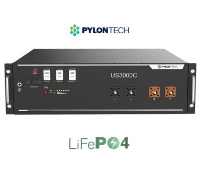 48В 70А*ч Pylontech US3000С литий-железо-фосфатный аккумулятор