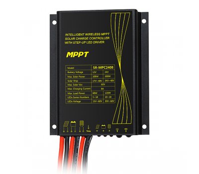 SR-MPC2408 солнечный MPPT контроллер с повышающим LED драйвером