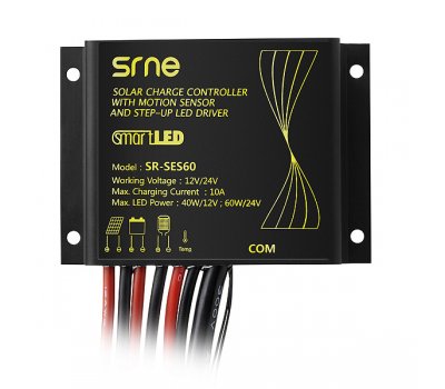 SRNE SR-SES60 ШИМ солнечный контроллер заряда 12/24В 40/60Вт