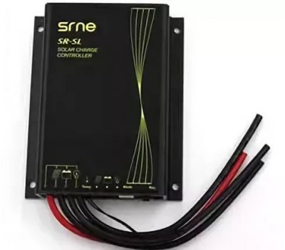 SRNE SR-SL2420 ШИМ  12/24В 20А Контроллер заряда для солнечной батареи