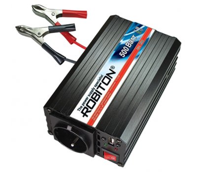 Robiton R500 инвертор с USB, 12V-220V 