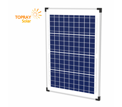 40 Вт TPS107S-40W 12В поли фотоэлектрический модуль, TopRay Solar, Солнечные панели