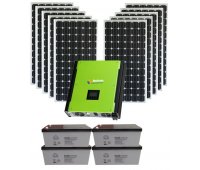 3 кВт 15 кВт*ч Гибридная солнечная электростанция